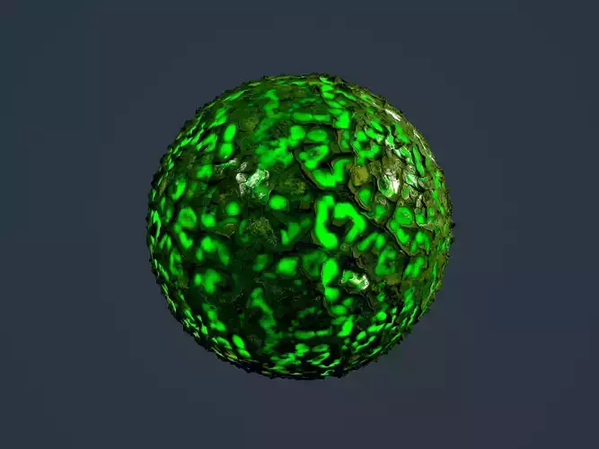 Hazardous Toxic Radioactive Seamless PBR Texture 24