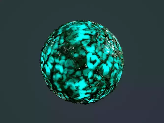 Hazardous Toxic Radioactive Seamless PBR Texture 25