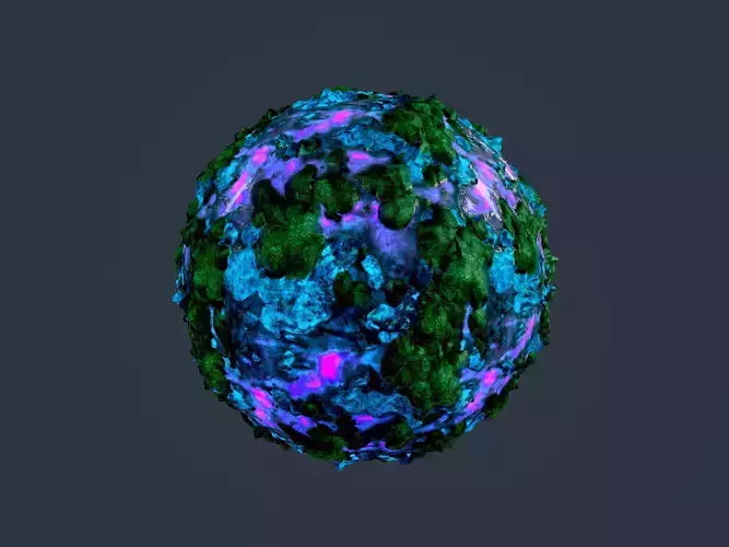 Hazardous Toxic Radioactive Seamless PBR Texture 26