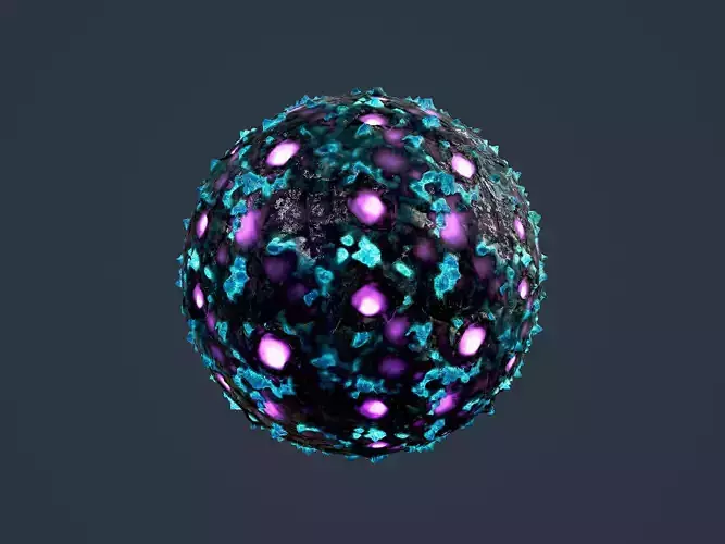 Hazardous Toxic Radioactive Seamless PBR Texture 27