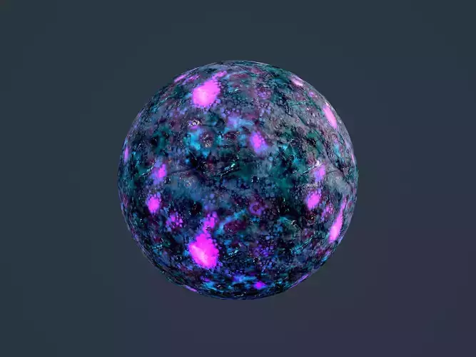 Hazardous Toxic Radioactive Seamless PBR Texture 28