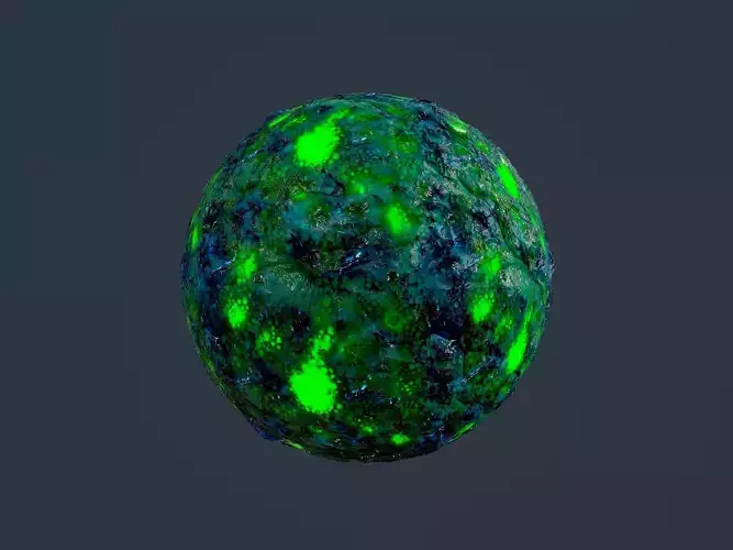 Hazardous Toxic Radioactive Seamless PBR Texture 29