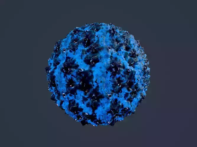 Hazardous Toxic Radioactive Seamless PBR Texture 30