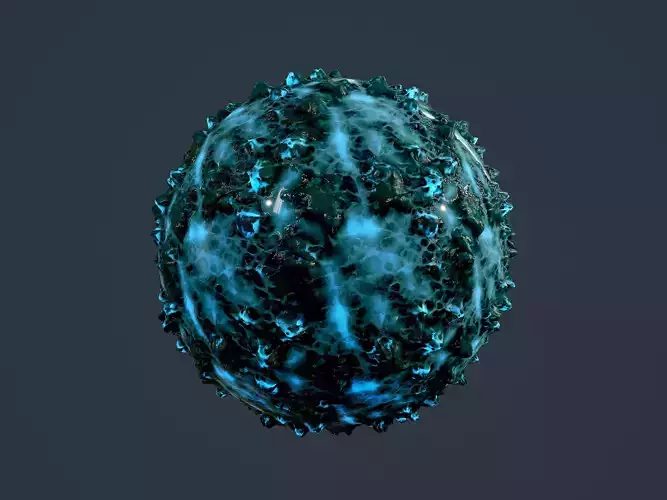 Hazardous Toxic Radioactive Seamless PBR Texture 36