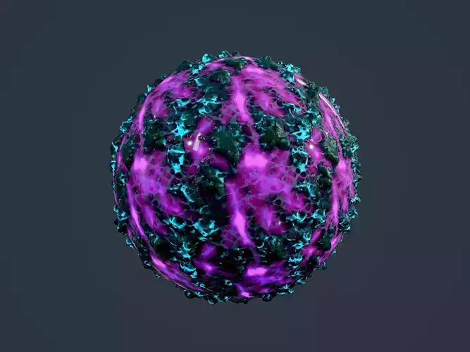 Hazardous Toxic Radioactive Seamless PBR Texture 37 