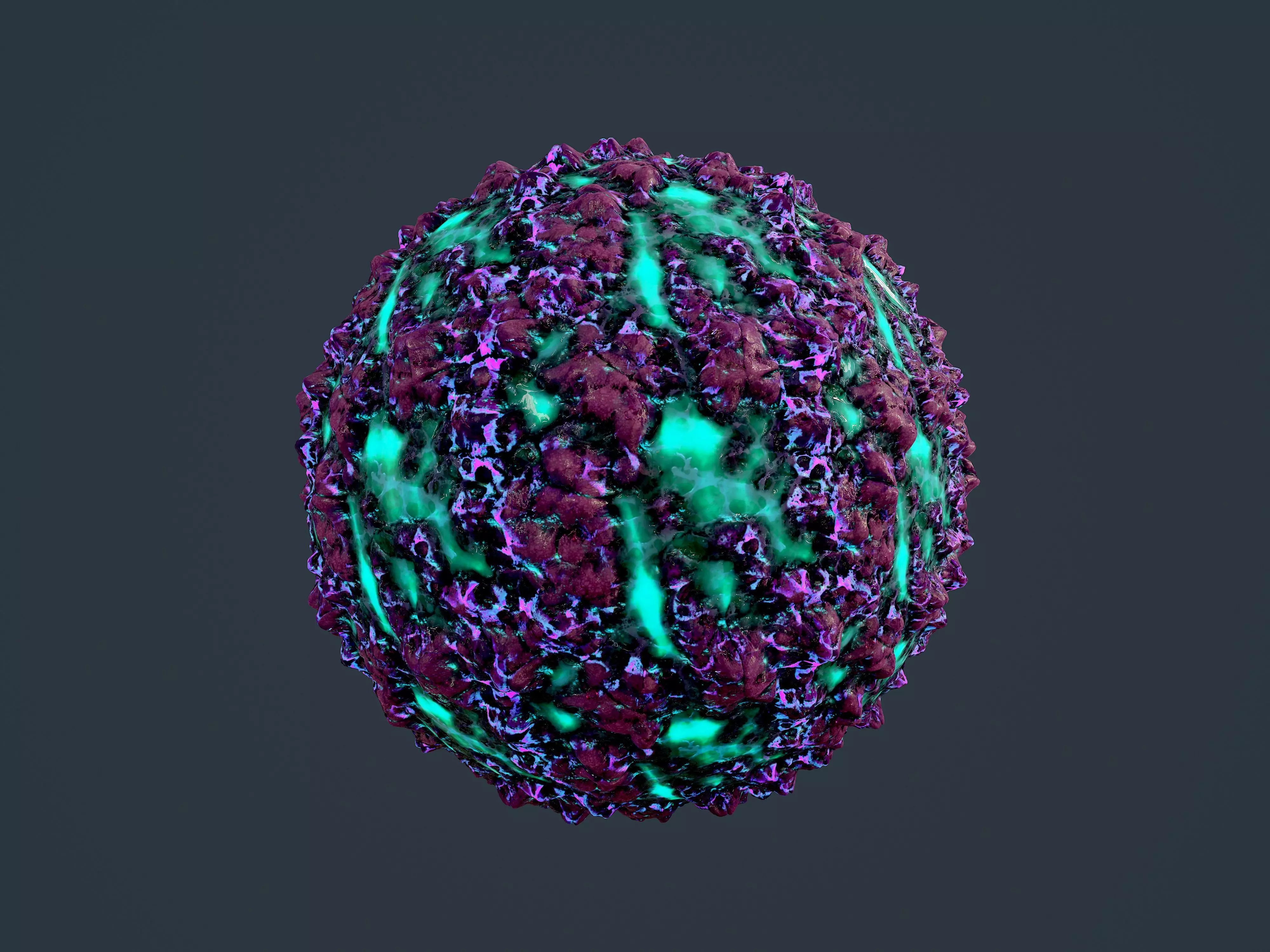 Hazardous Toxic Radioactive Seamless PBR Texture 38 Texture