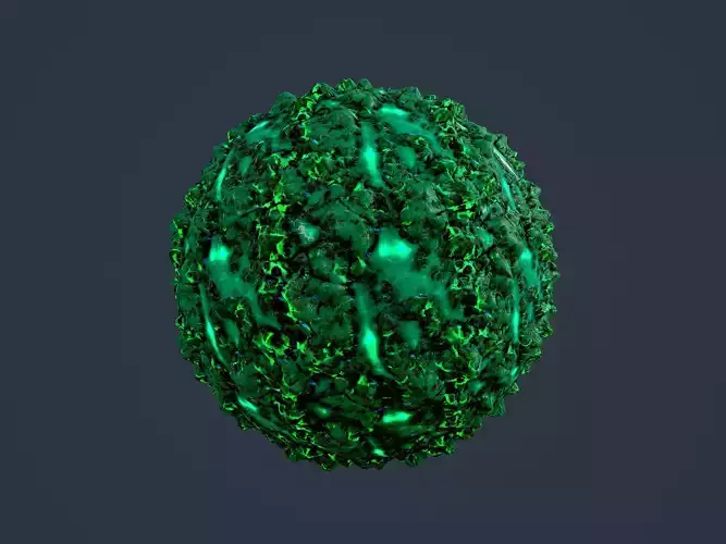 Hazardous Toxic Radioactive Seamless PBR Texture 39