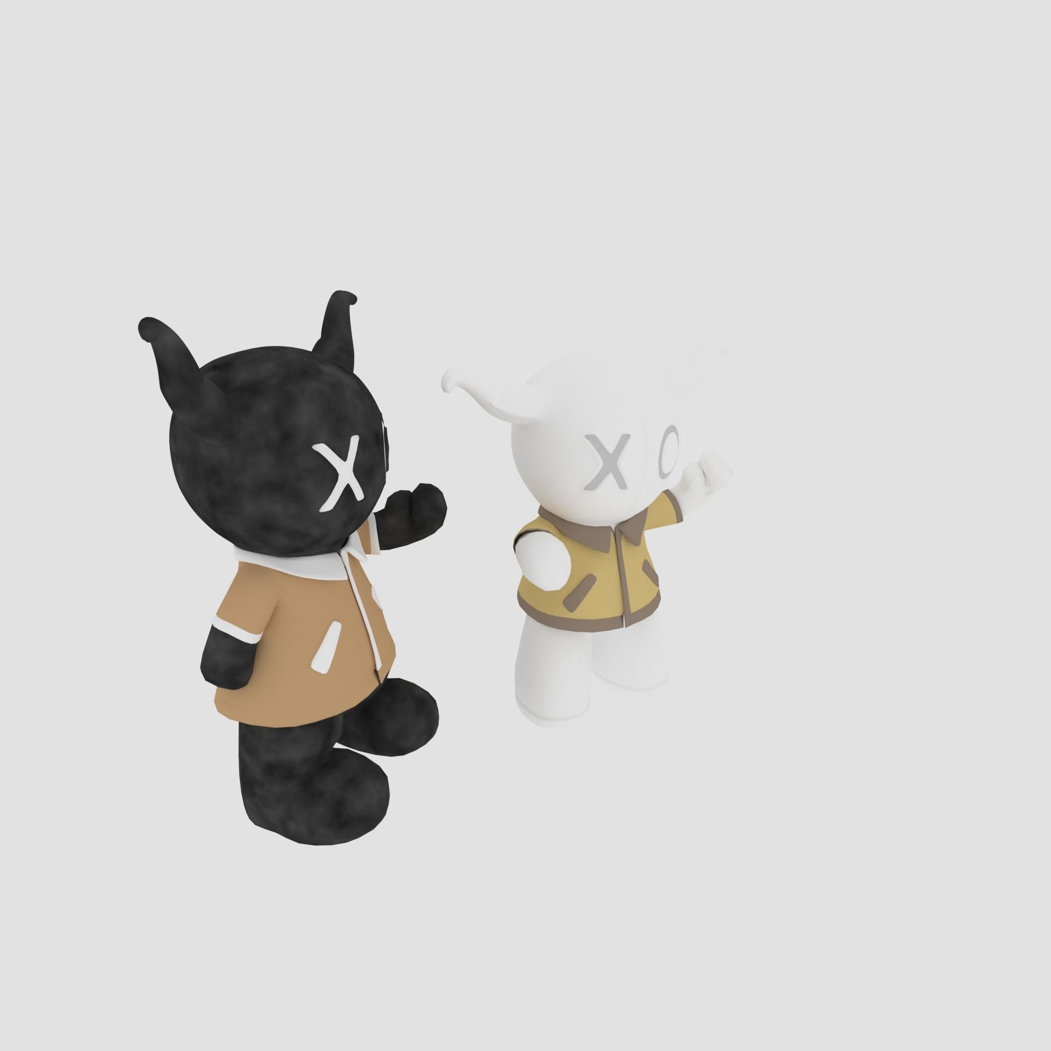 NEW DOLLS 3D PRINTABLE MODEL Low-poly 3D model_16