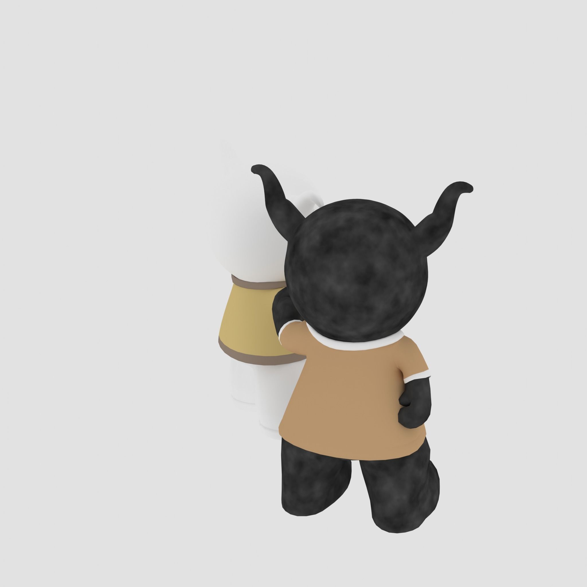 NEW DOLLS 3D PRINTABLE MODEL Low-poly 3D model_22