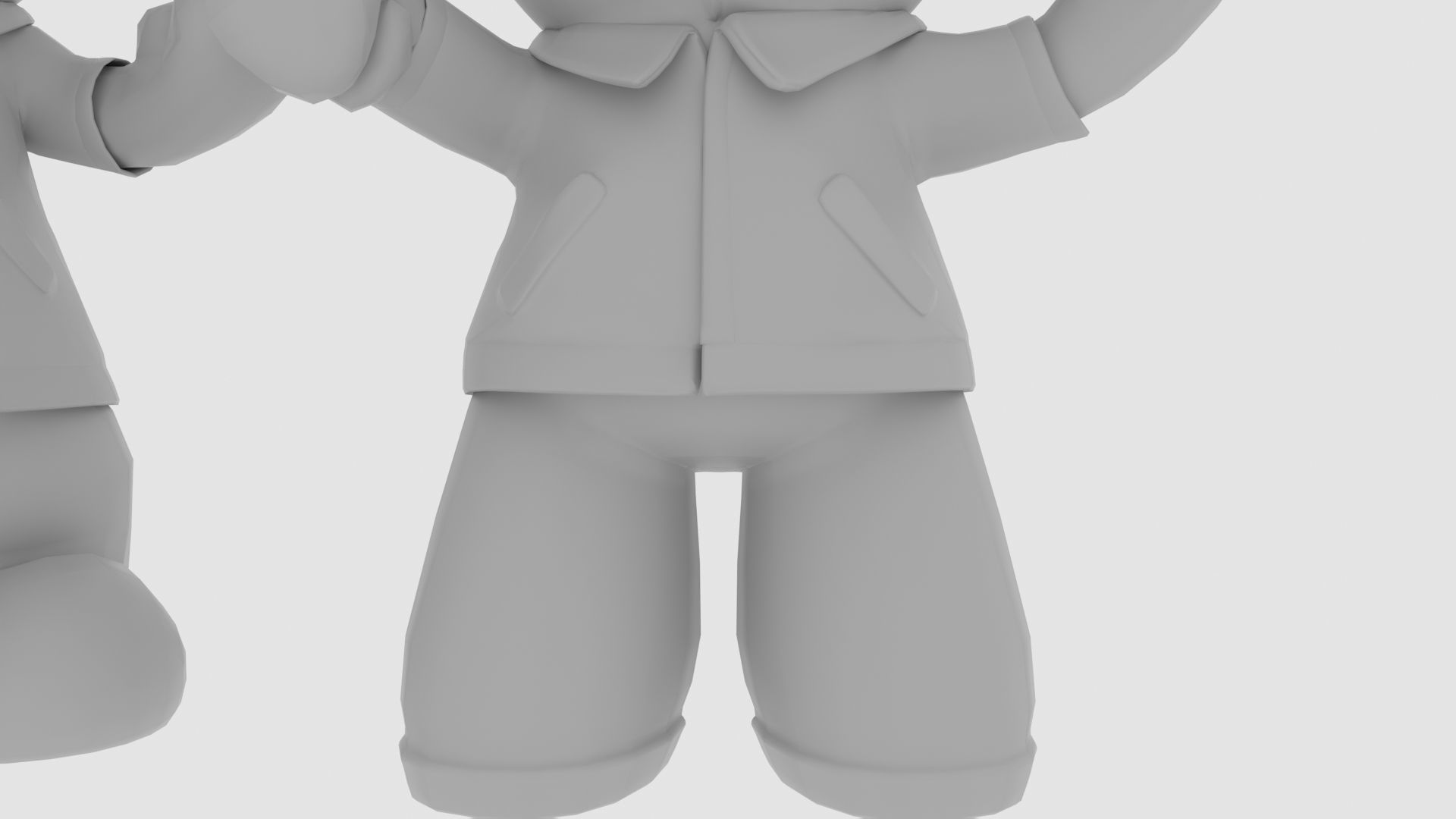 NEW DOLLS 3D PRINTABLE MODEL Low-poly 3D model_8