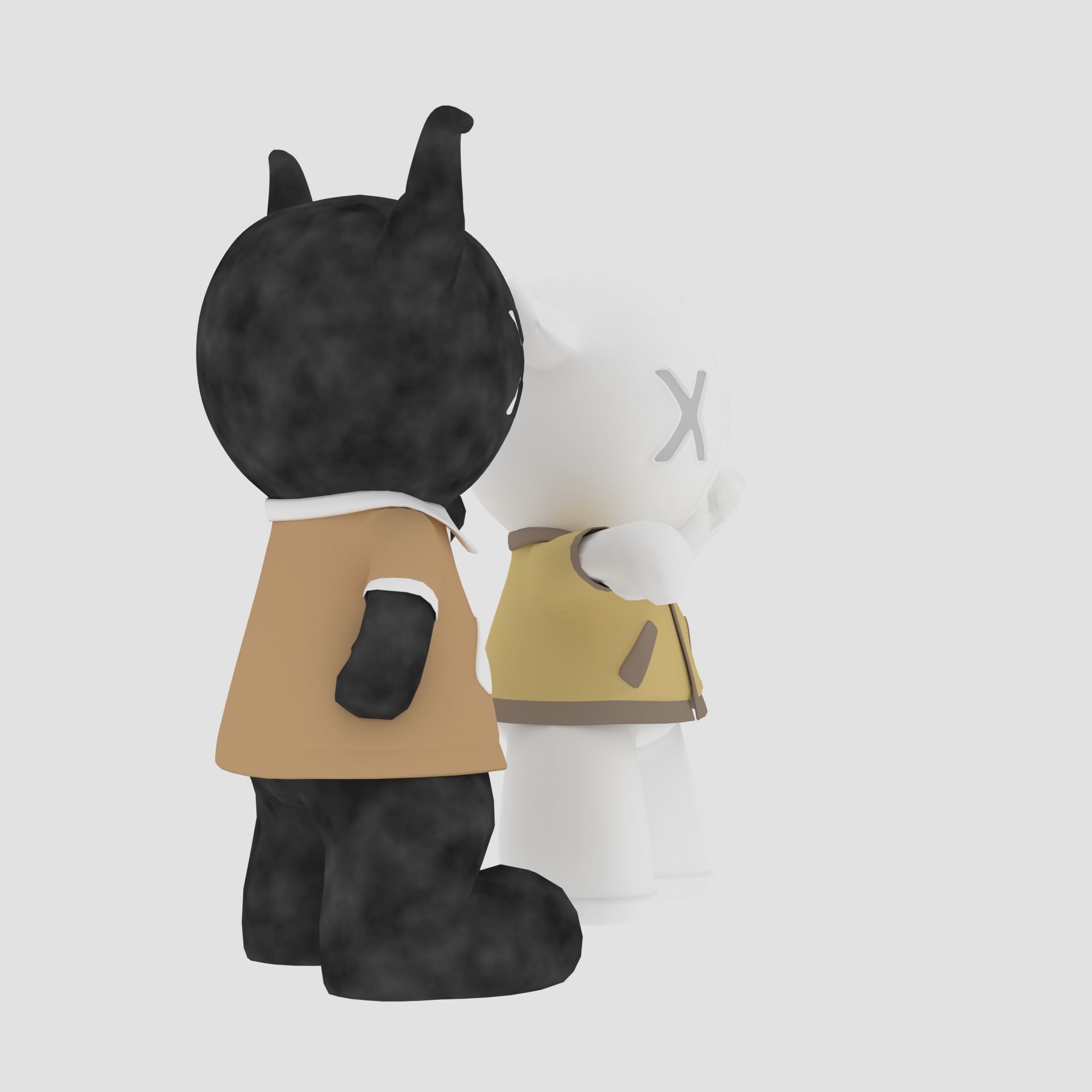 NEW DOLLS 3D PRINTABLE MODEL Low-poly 3D model_17