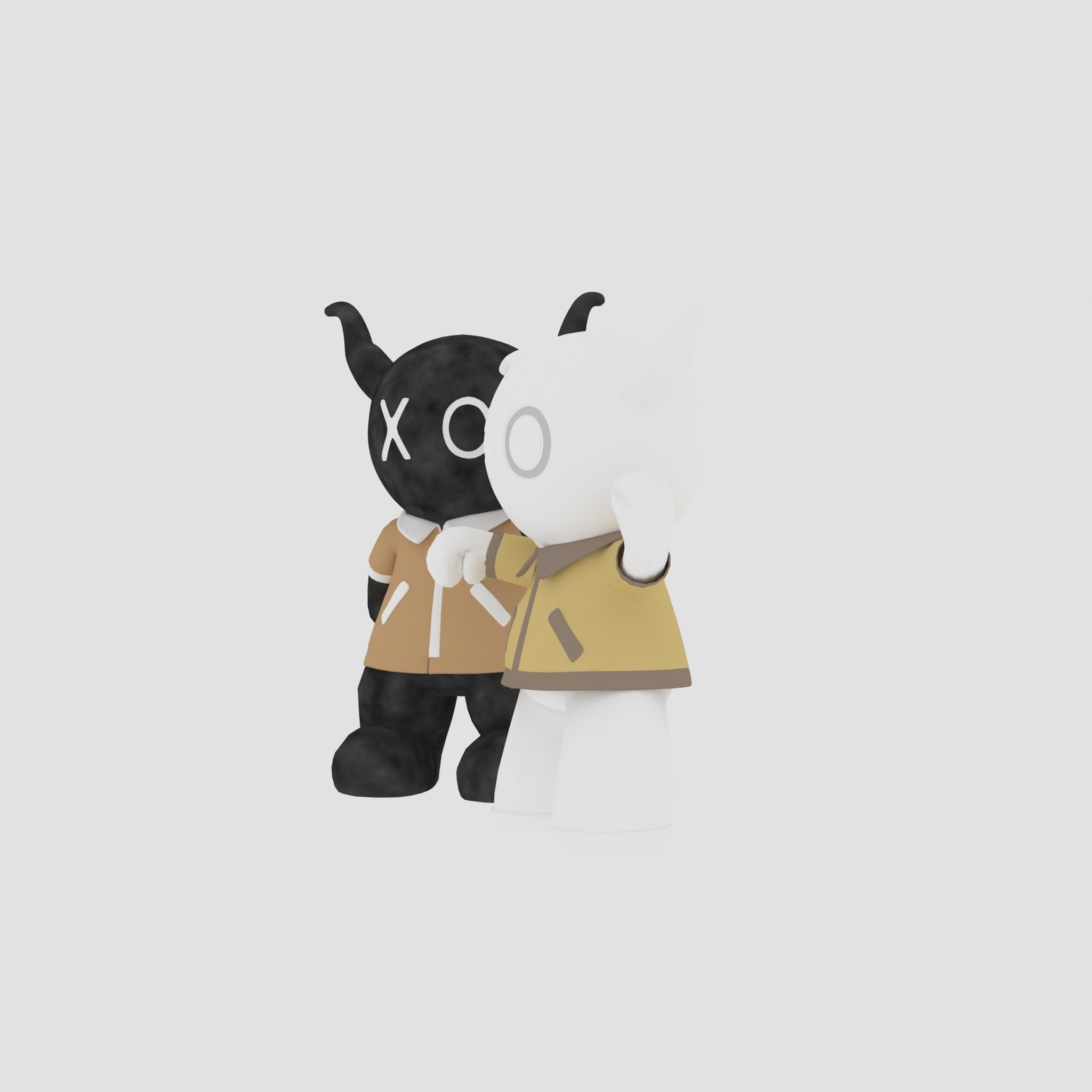 NEW DOLLS 3D PRINTABLE MODEL Low-poly 3D model_1