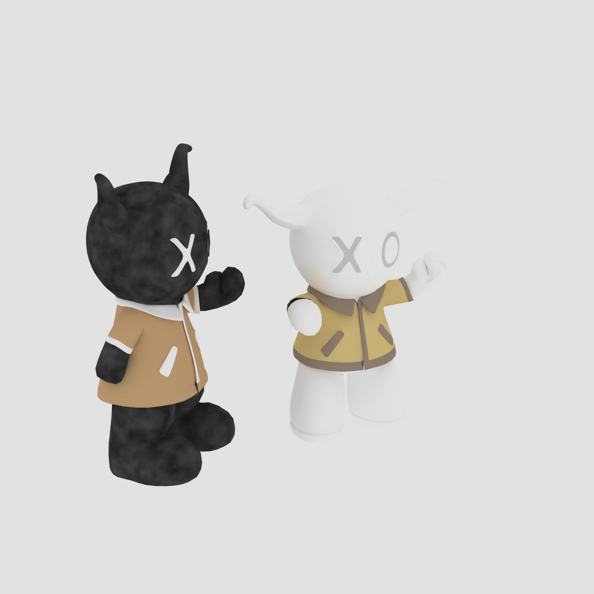 NEW DOLLS 3D PRINTABLE MODEL Low-poly 3D model_21