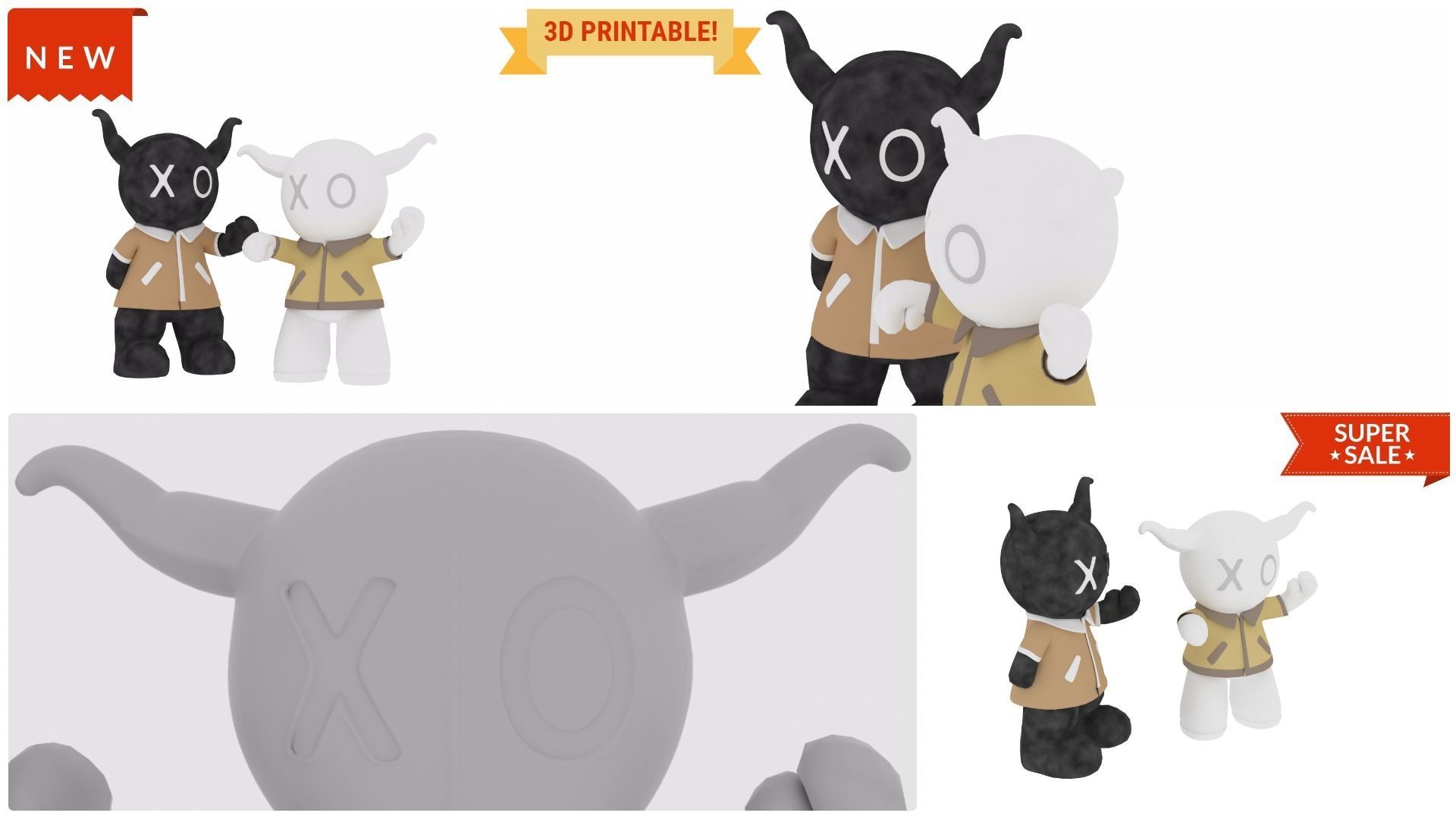 NEW DOLLS 3D PRINTABLE MODEL Low-poly 3D model_2