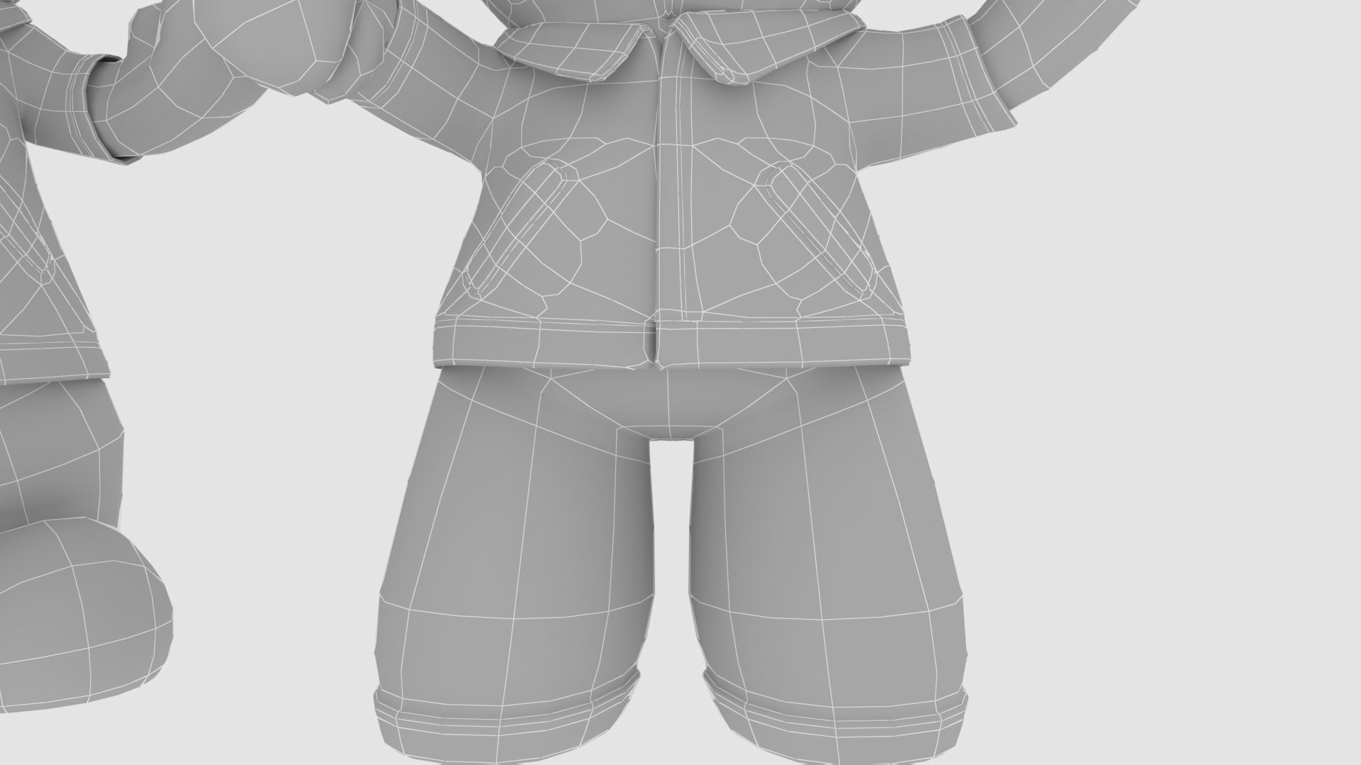 NEW DOLLS 3D PRINTABLE MODEL Low-poly 3D model_9