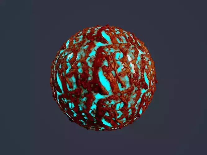 Hazardous Toxic Radioactive Seamless PBR Texture 41