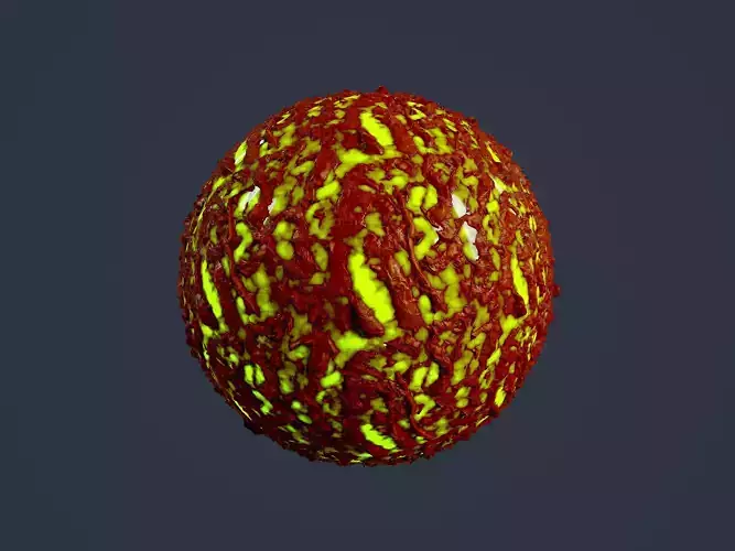 Hazardous Toxic Radioactive Seamless PBR Texture 42