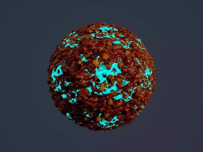 Hazardous Toxic Radioactive Seamless PBR Texture 44