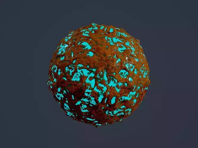 Hazardous Toxic Radioactive Seamless PBR Texture 46