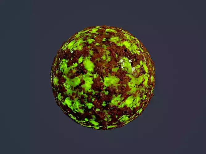 Hazardous Toxic Radioactive Seamless PBR Texture 49