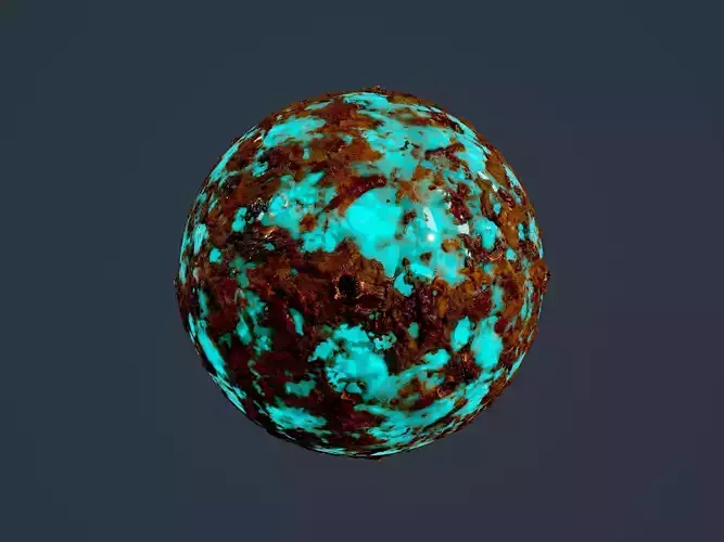 Hazardous Toxic Radioactive Seamless PBR Texture 50