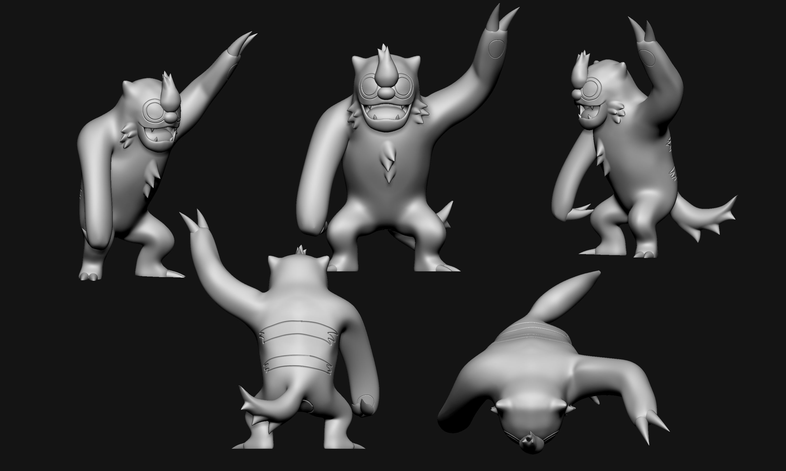 Pokemon - Vigoroth 3D print model_8