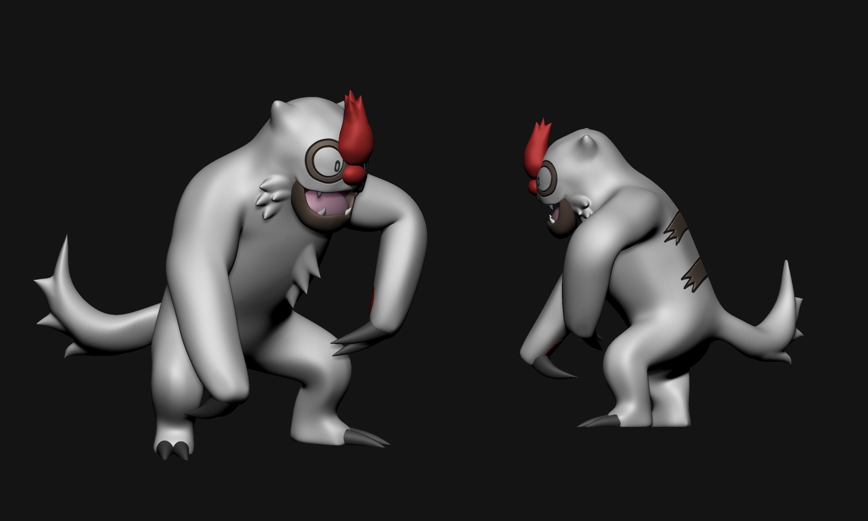 Pokemon - Vigoroth 3D print model_3