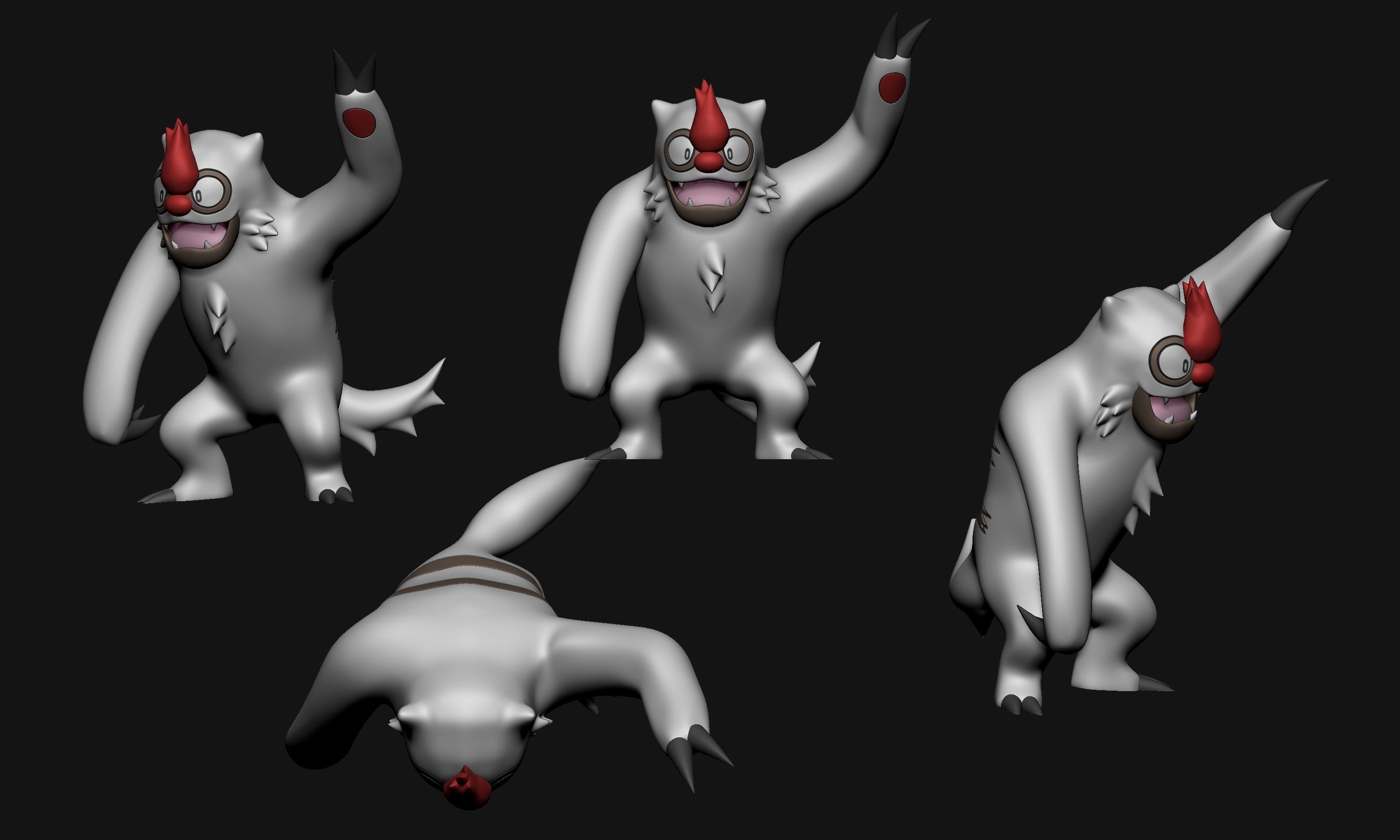 Pokemon - Vigoroth 3D print model_7