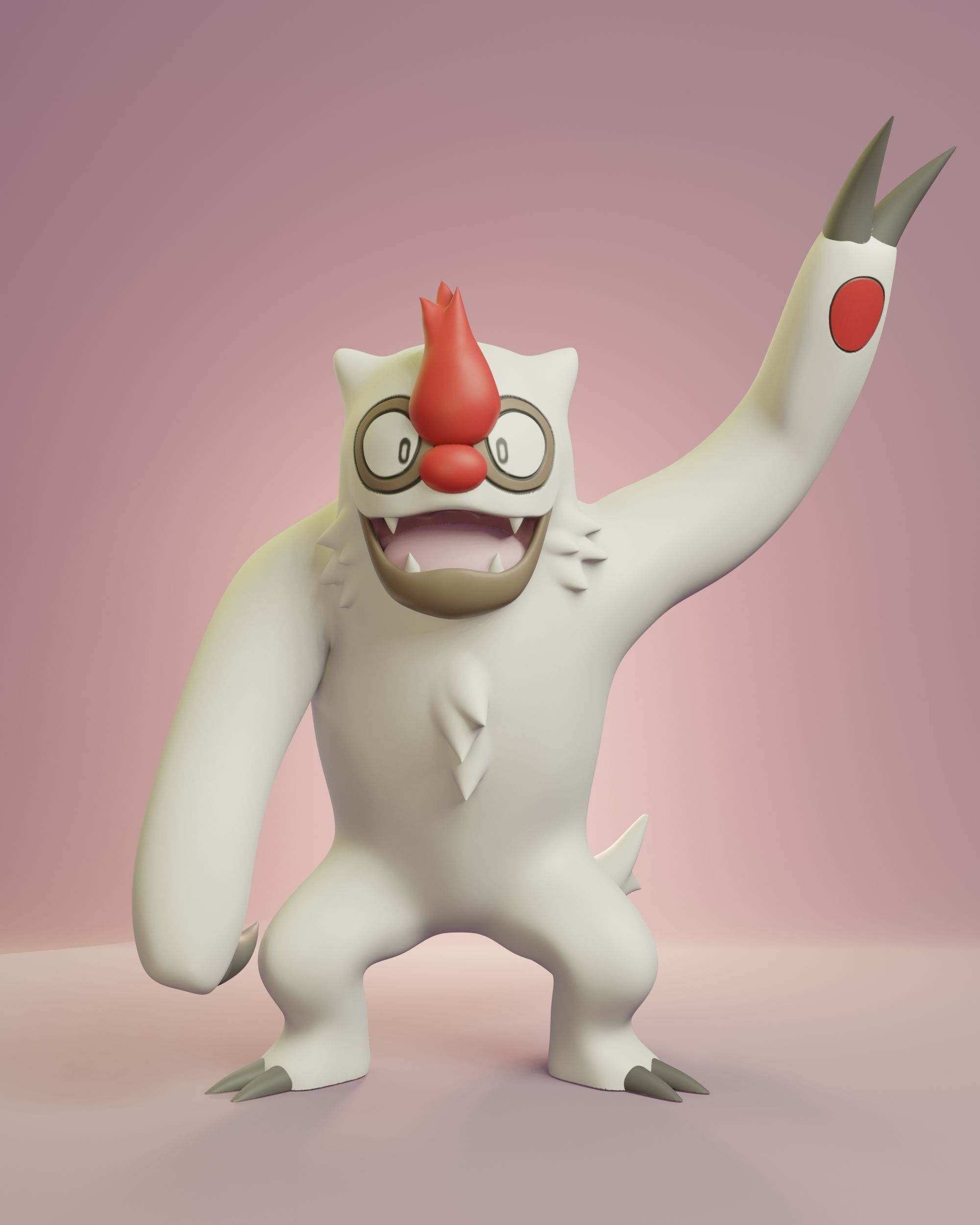 Pokemon - Vigoroth 3D print model_1