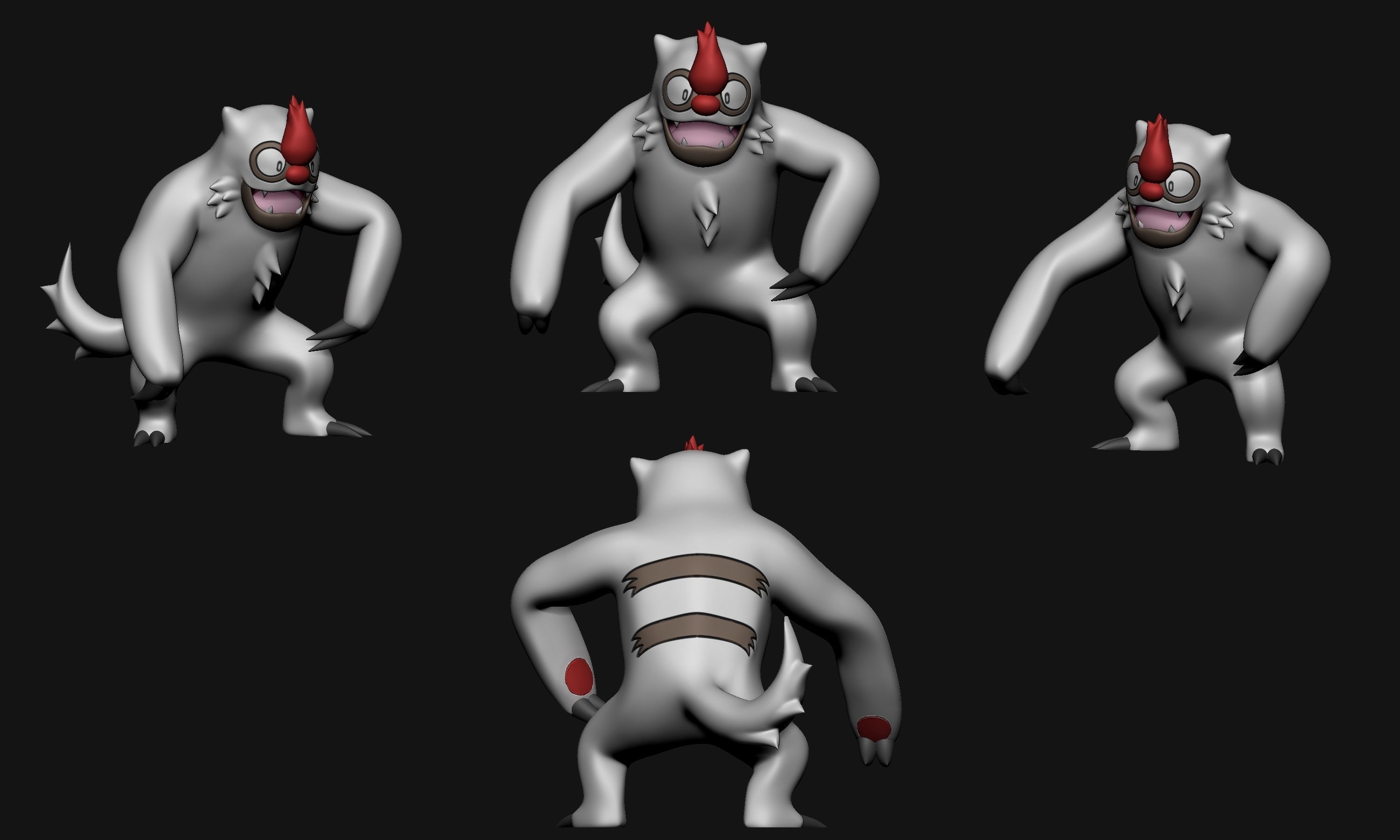 Pokemon - Vigoroth 3D print model_2