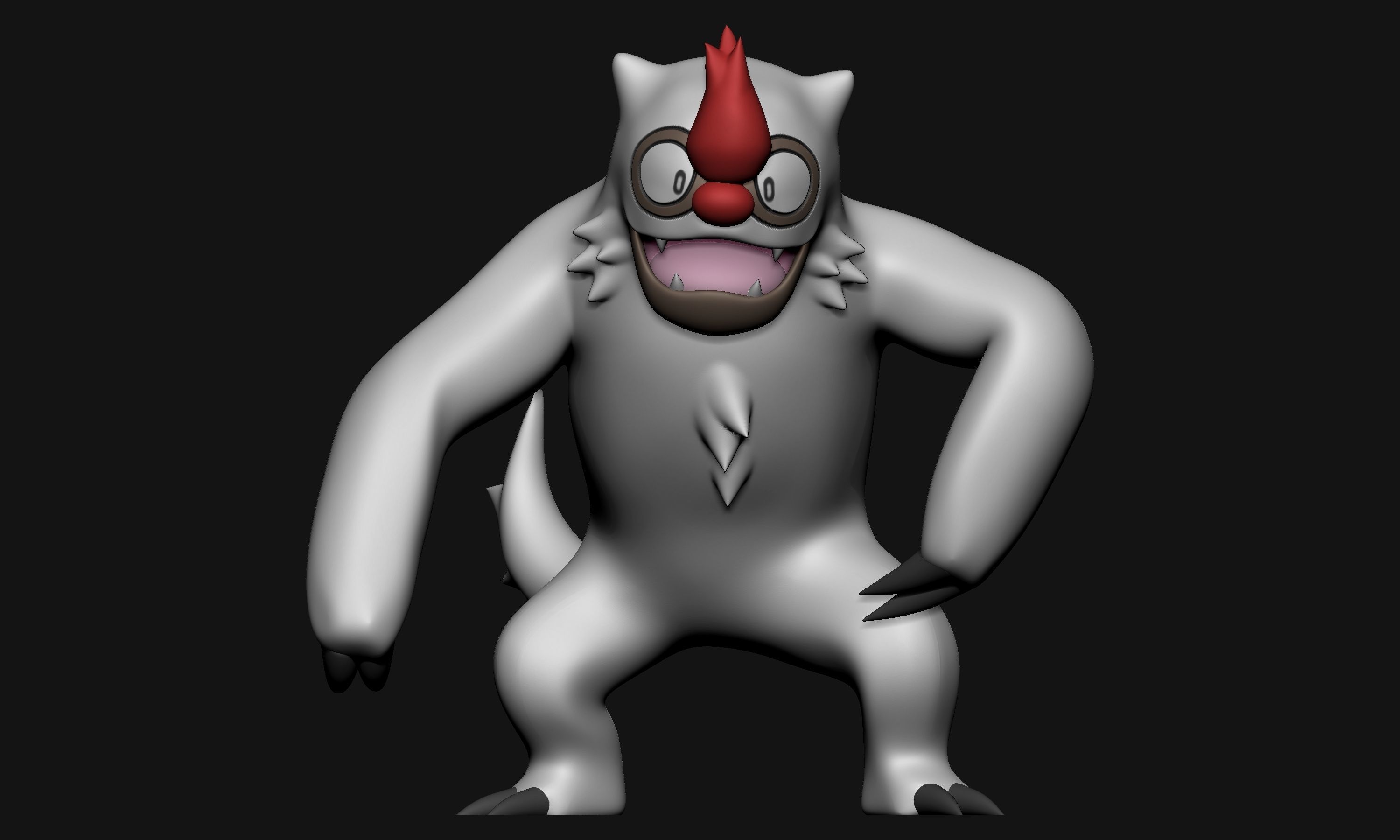 Pokemon - Vigoroth 3D print model_9