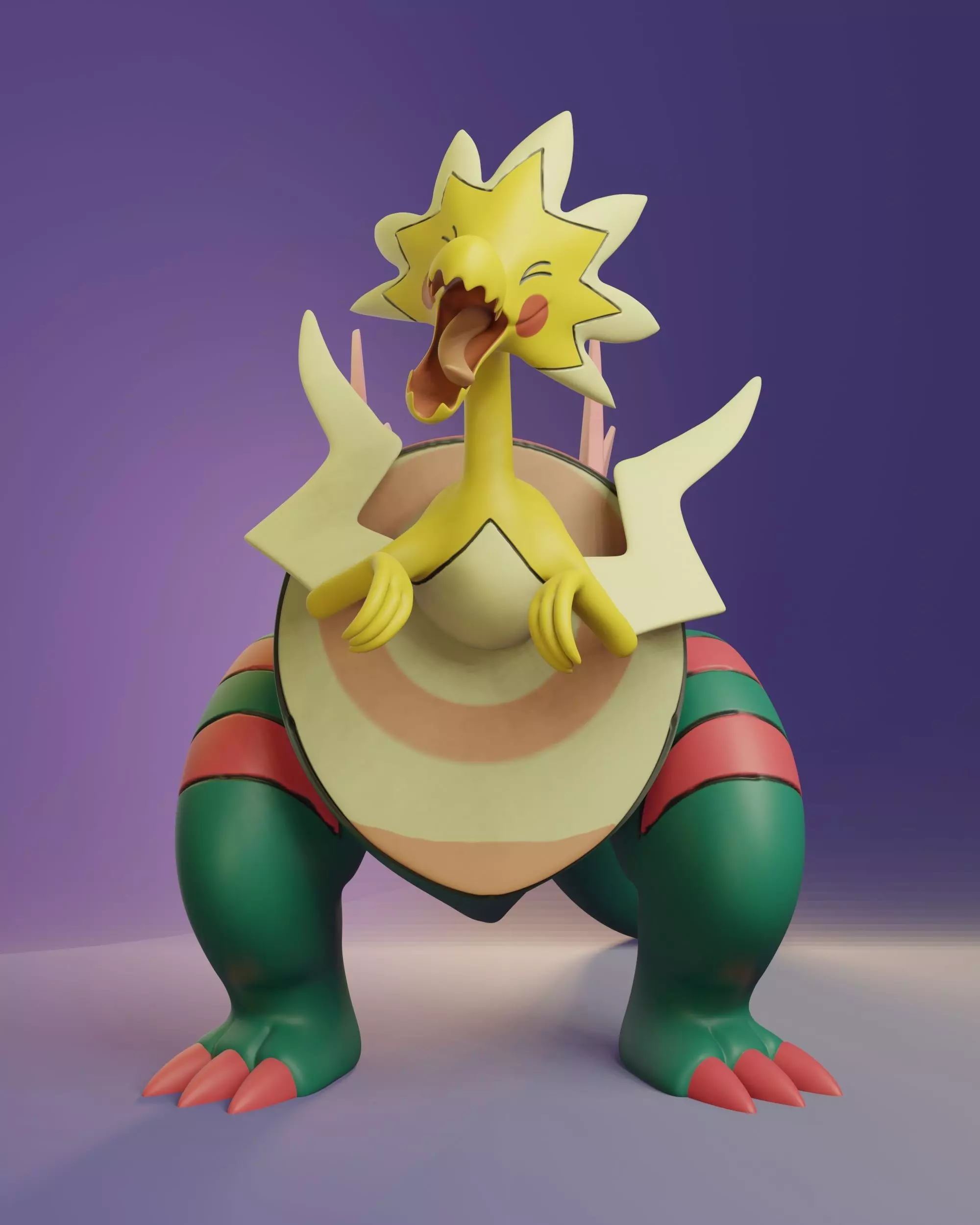 Pokemon - Dracozolt 3D print model_0