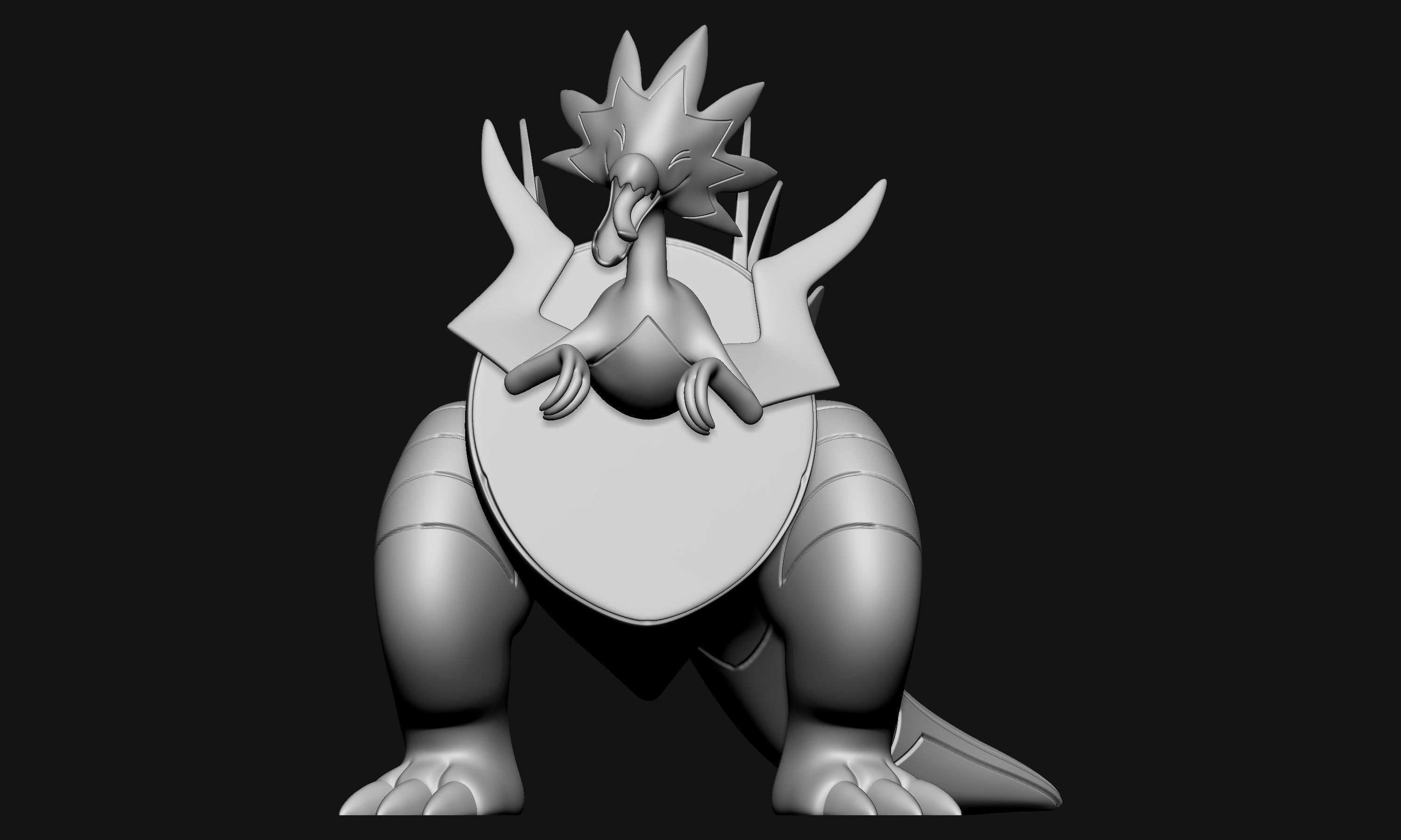 Pokemon - Dracozolt 3D print model_4