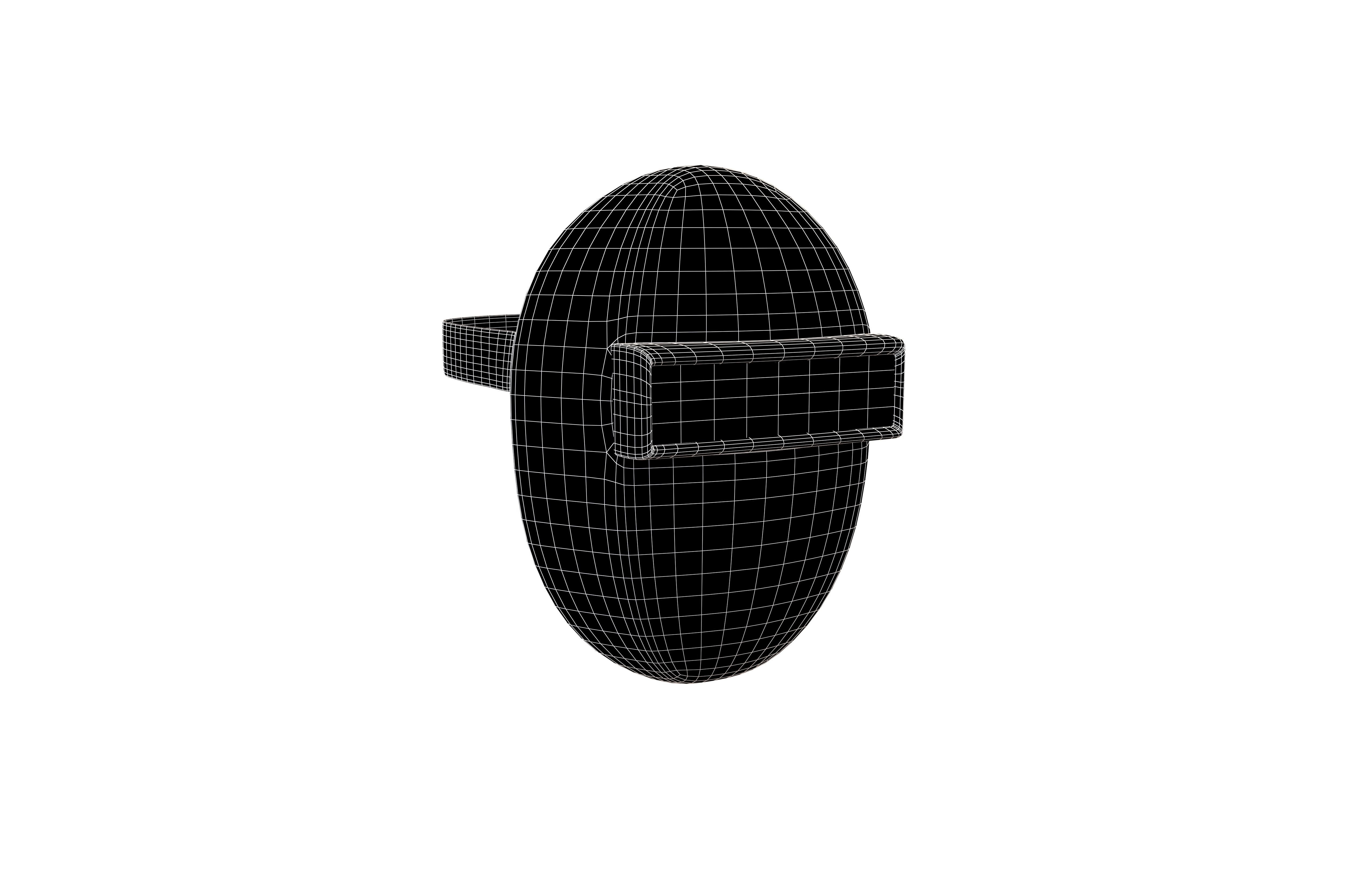 Welding Mask v1 001 Low-poly 3D model_4