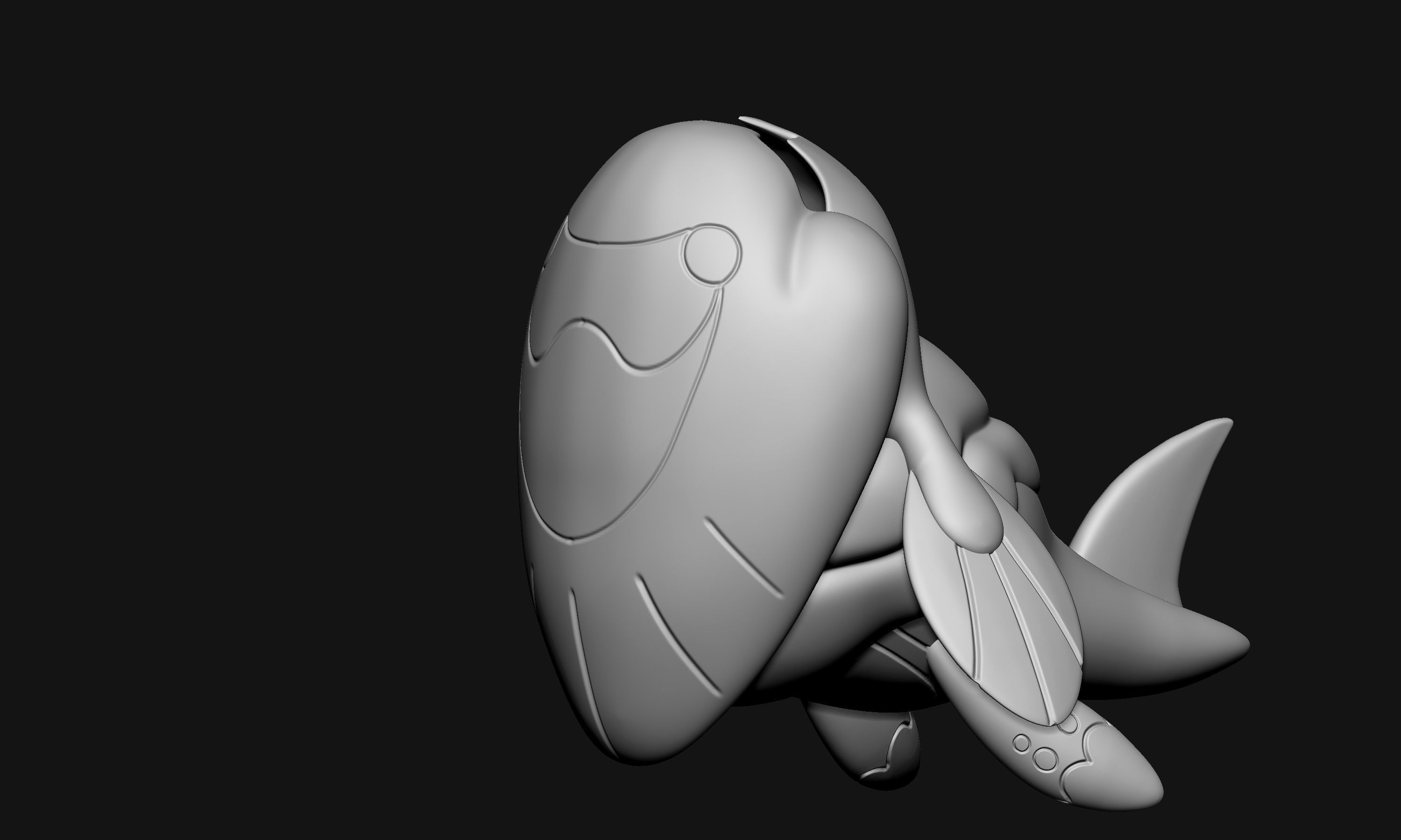 Pokemon - Dracozolt Dracovish Arctovish and Arctozolt 3D print model_25