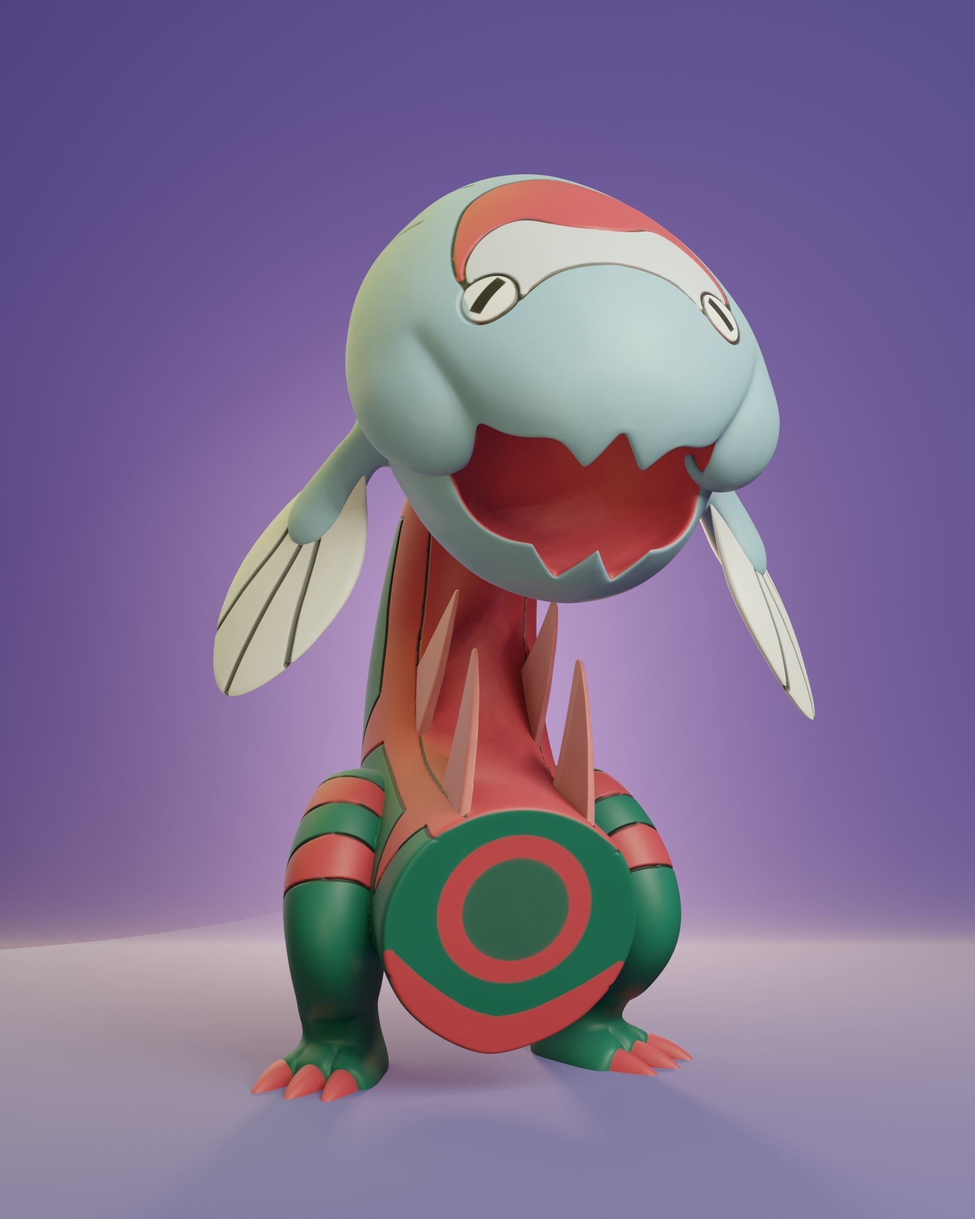 Pokemon - Dracozolt Dracovish Arctovish and Arctozolt 3D print model_8