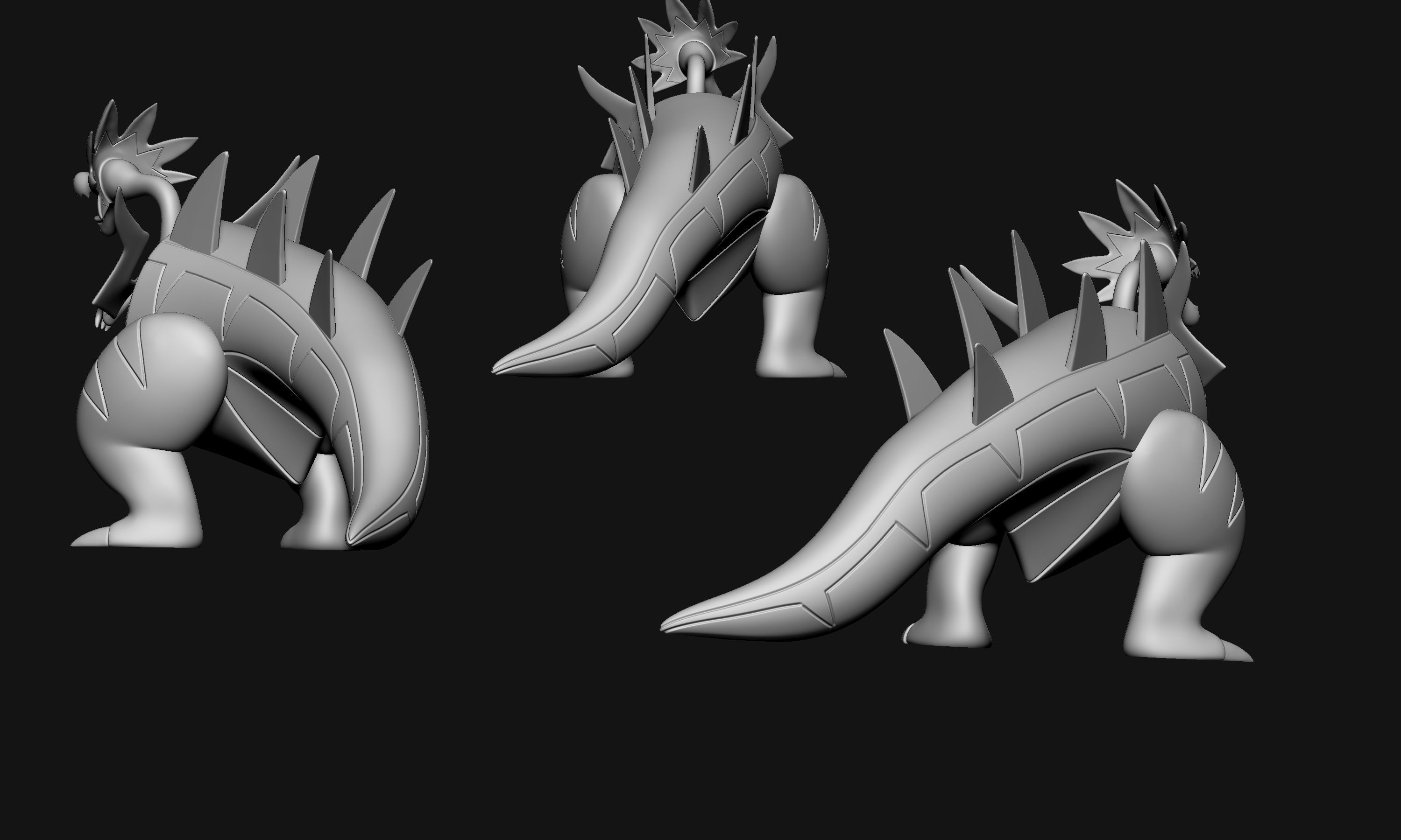 Pokemon - Dracozolt Dracovish Arctovish and Arctozolt 3D print model_7