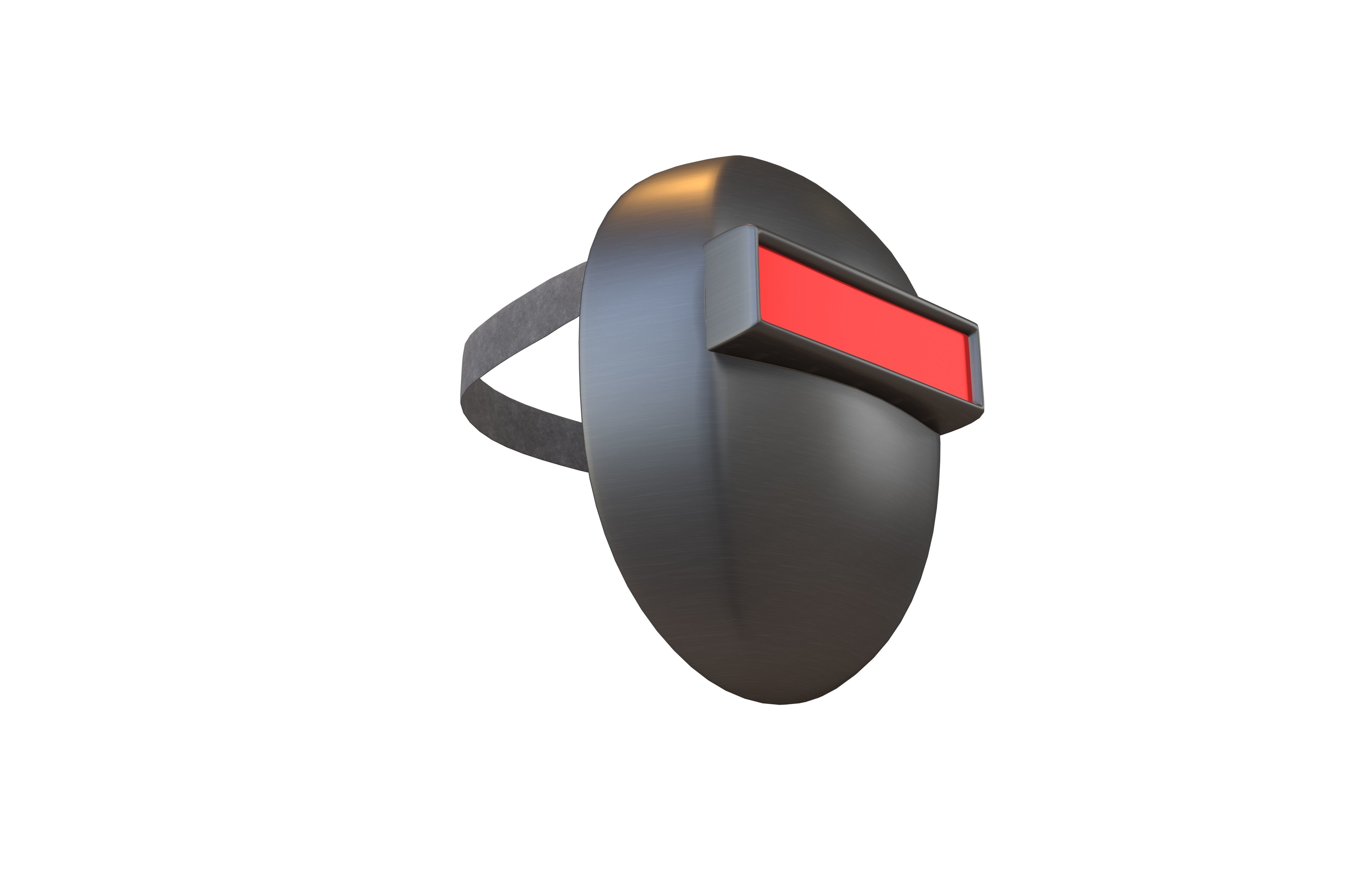 Welding Mask v1 002 Low-poly 3D model_3