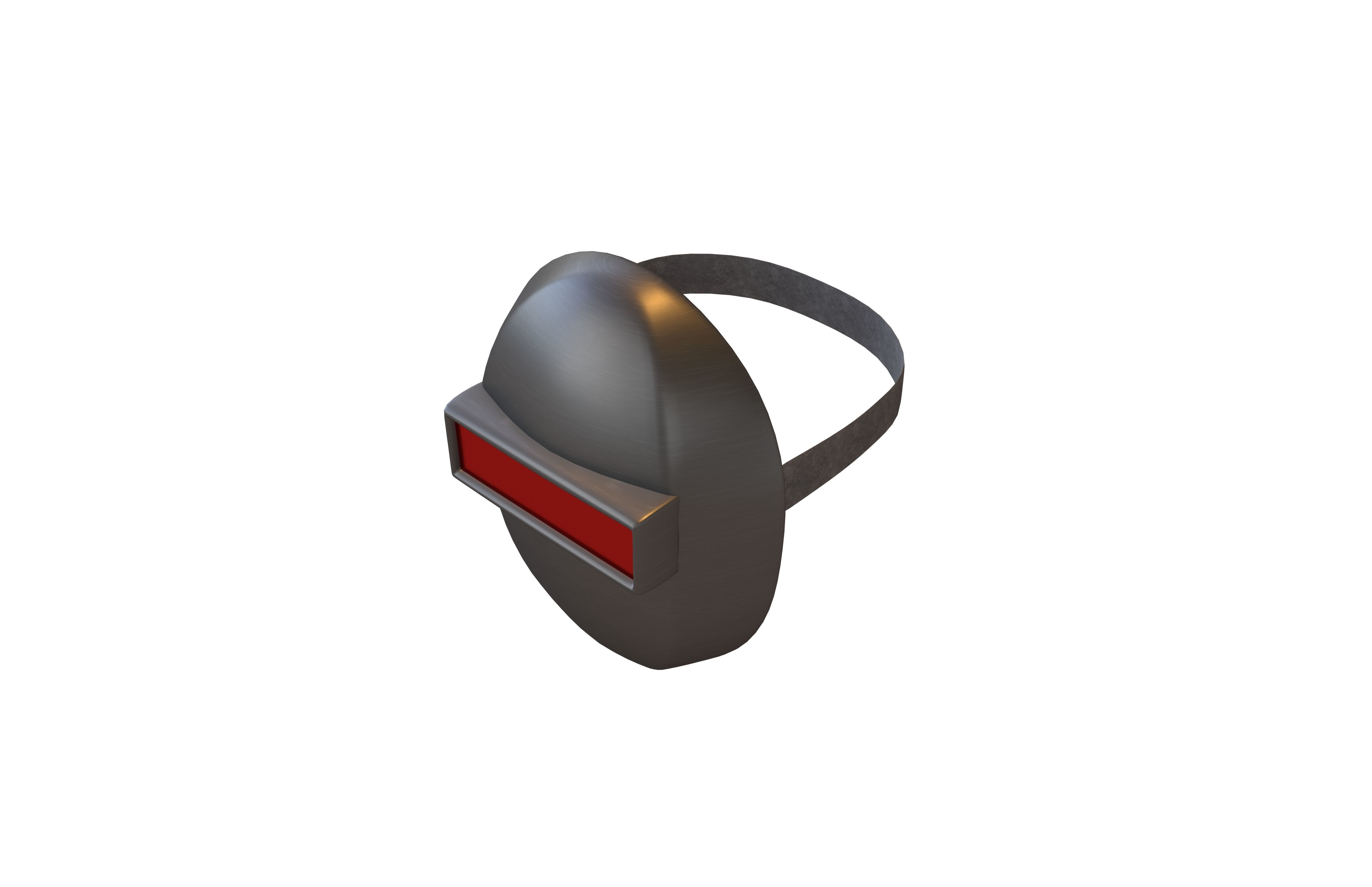 Welding Mask v1 002 Low-poly 3D model_4