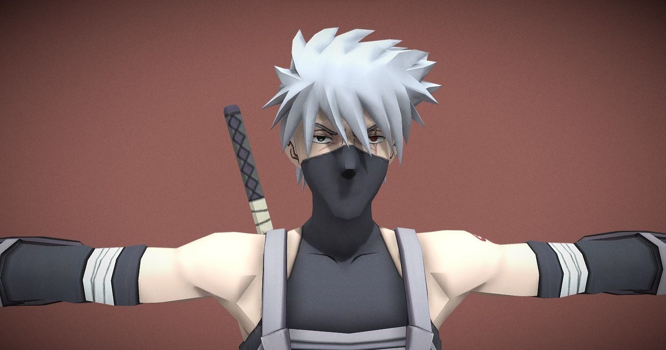 Kakashi Hatake 3D model_2
