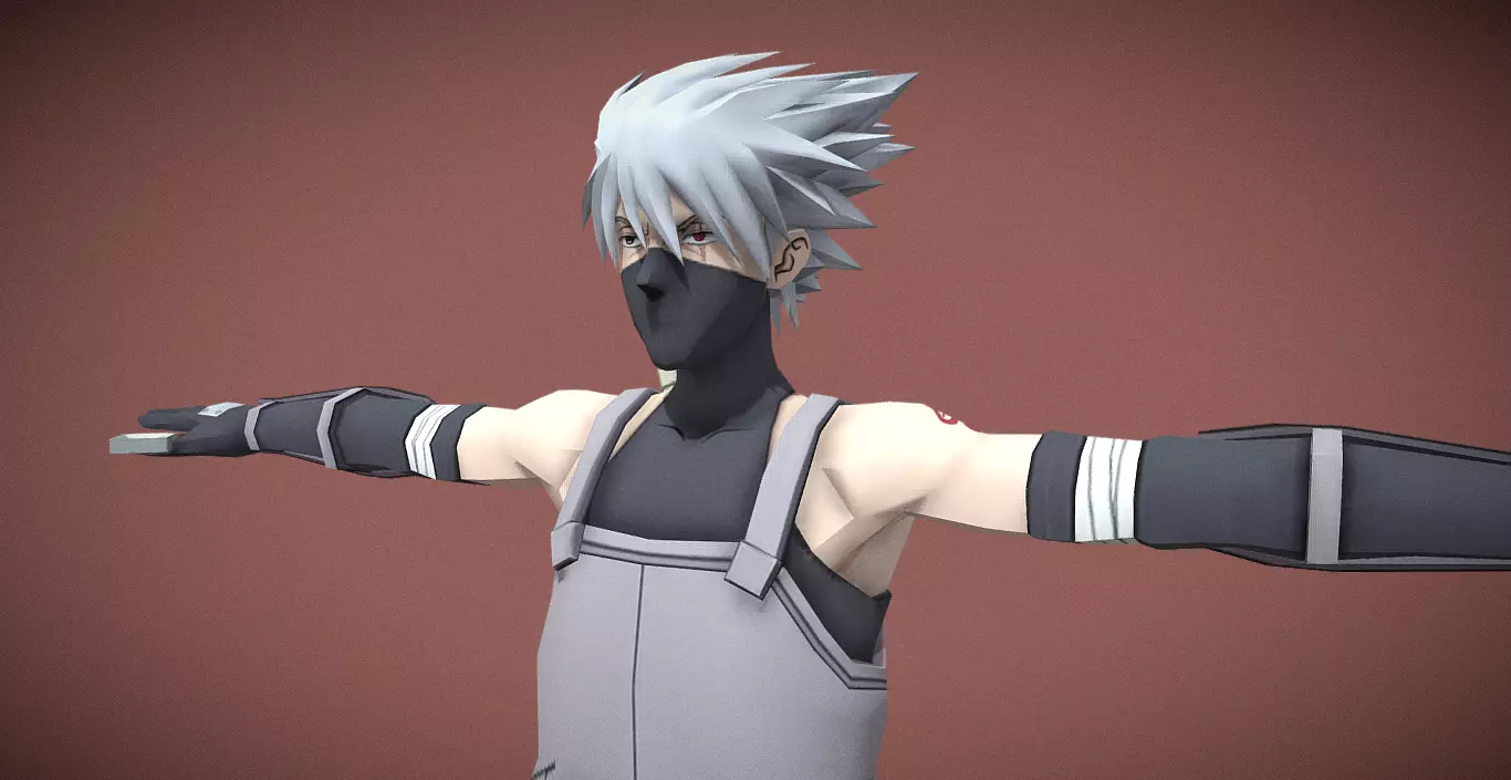 Kakashi Hatake 3D model_0