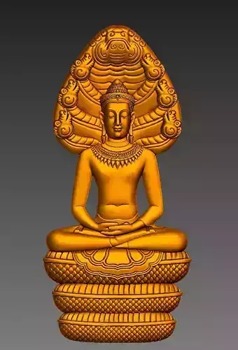 Buddha naga Thailand style 