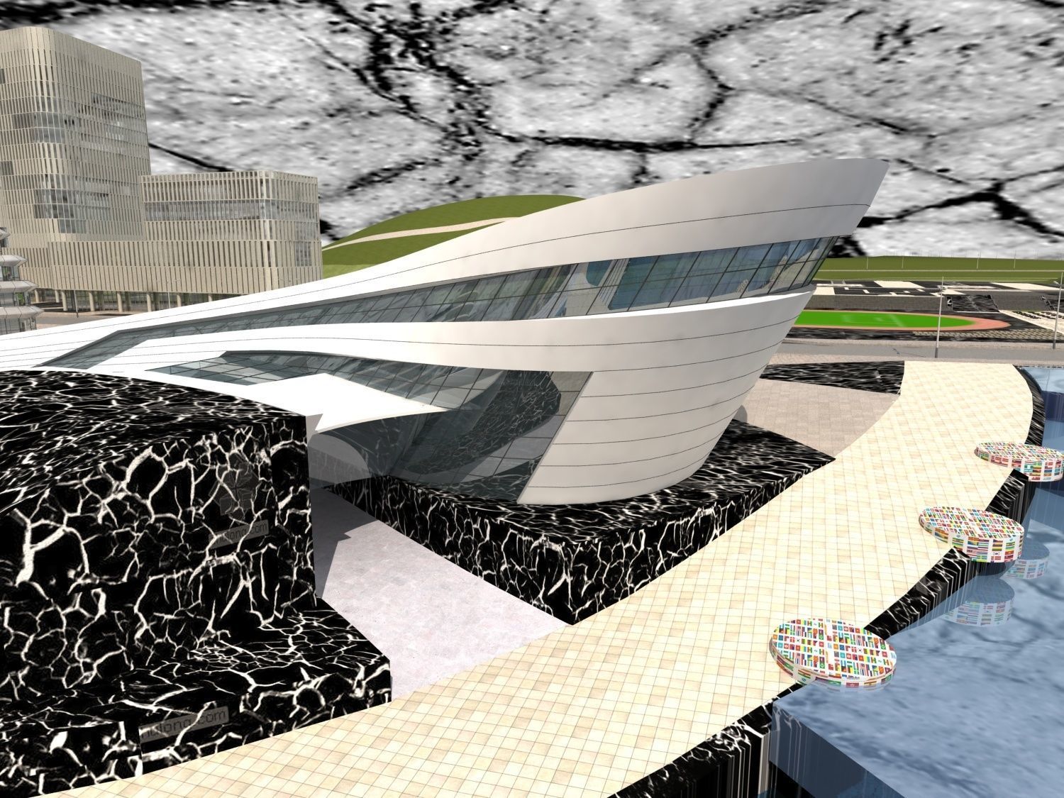 Shopping Mall 2 3D model_12