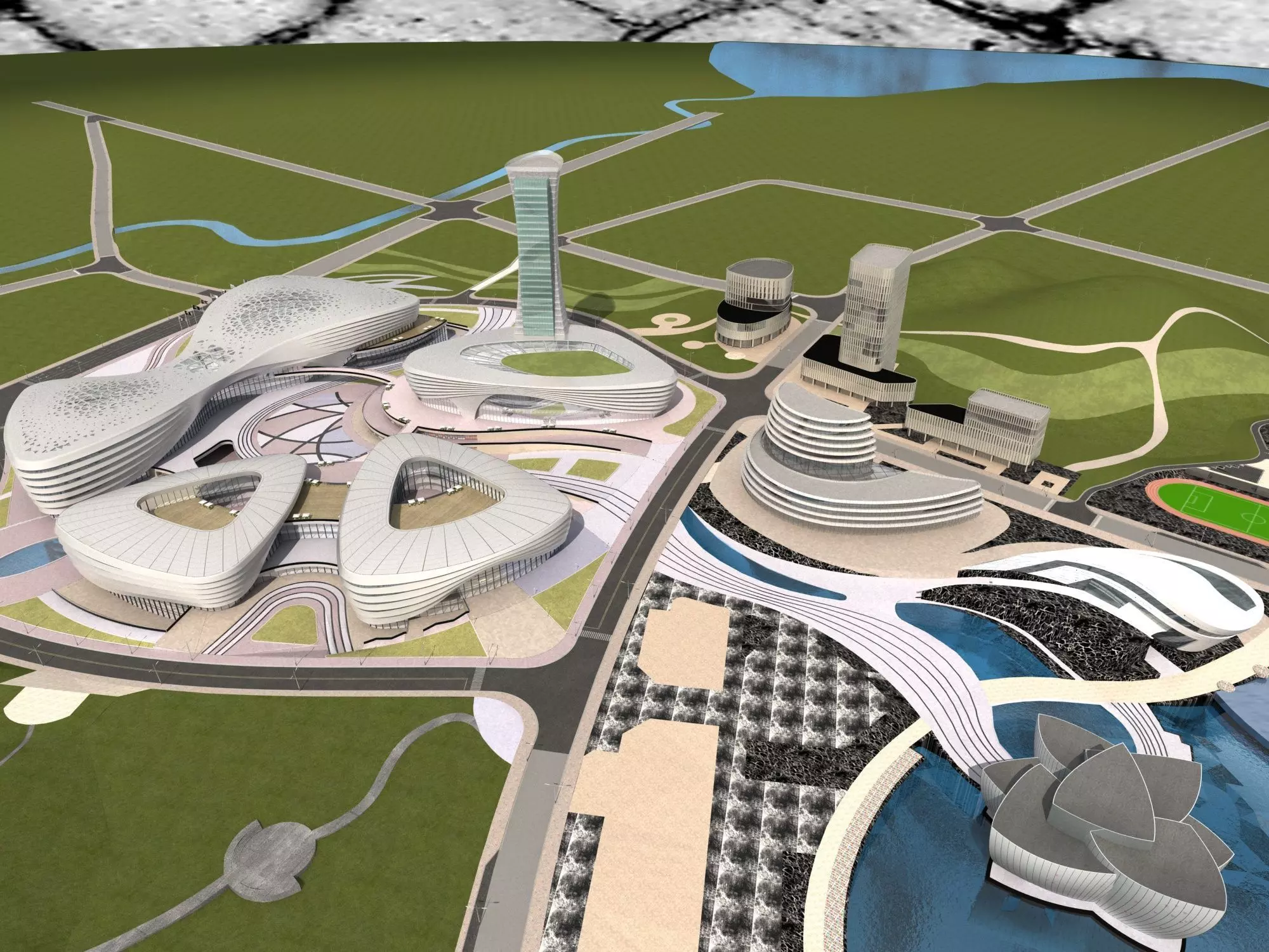 Shopping Mall 2 3D model_0