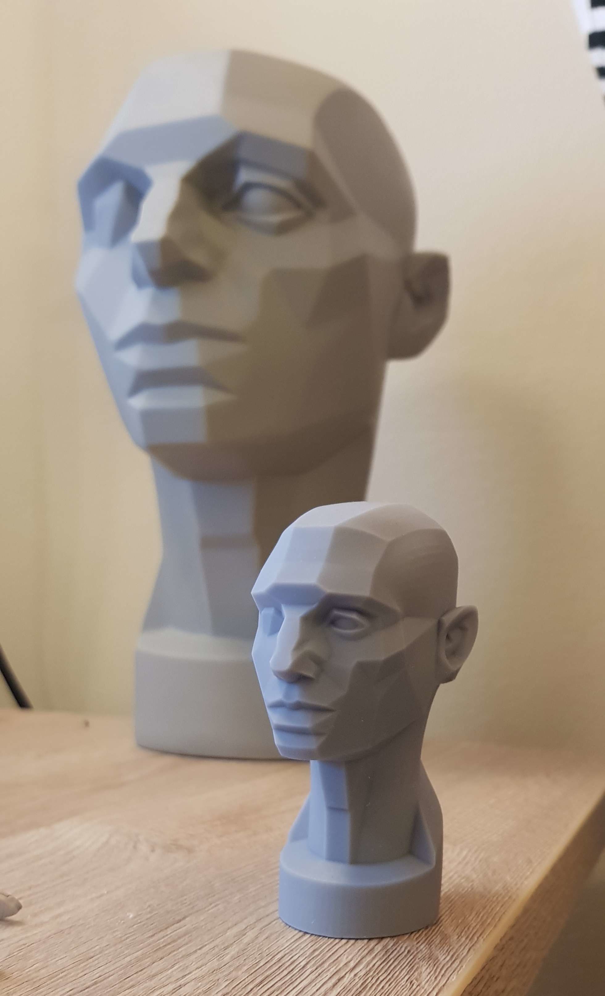 Detailed Asaro Heads - Symmetrical and Asymmetrical 3D print model_2