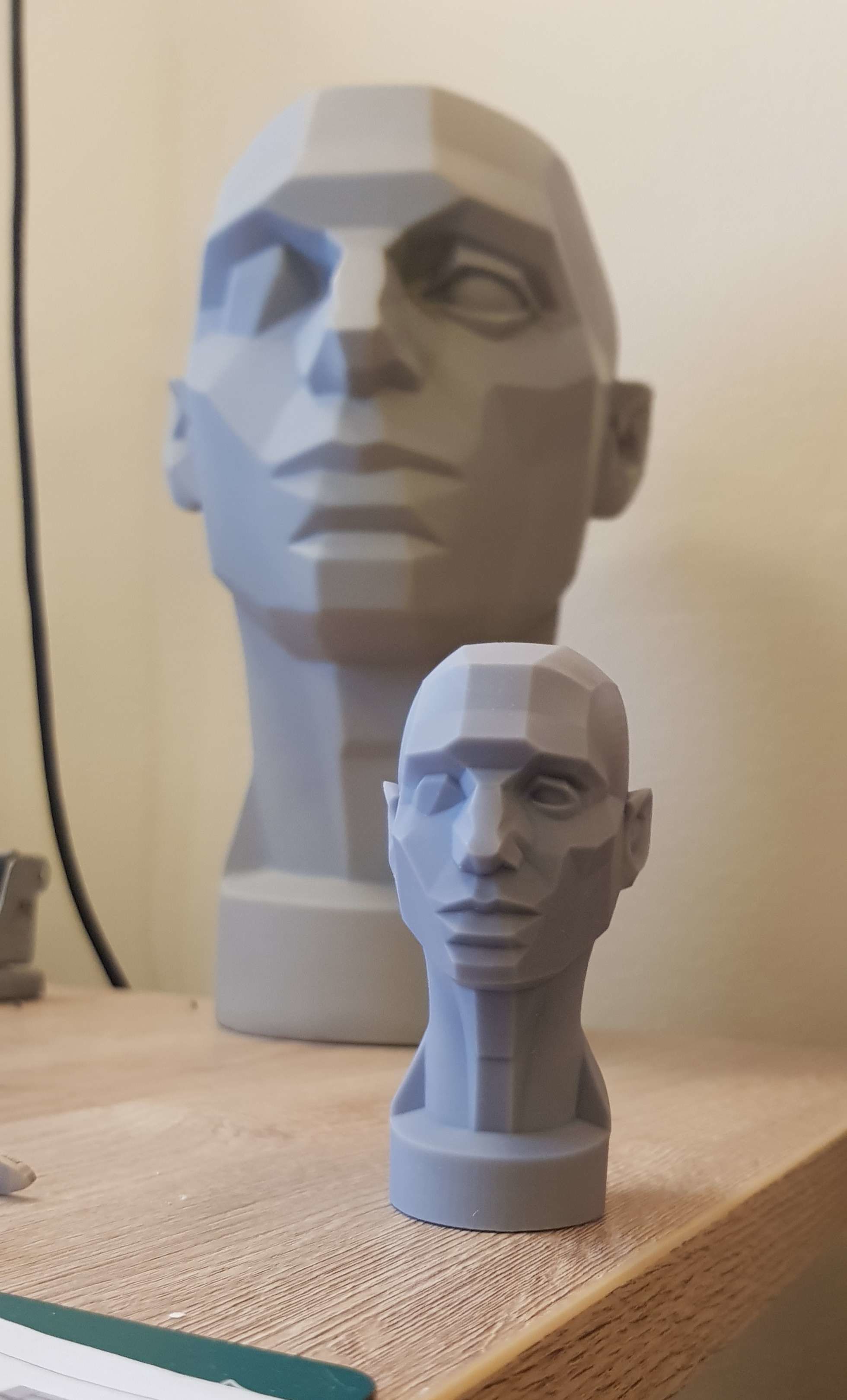 Detailed Asaro Heads - Symmetrical and Asymmetrical 3D print model_3