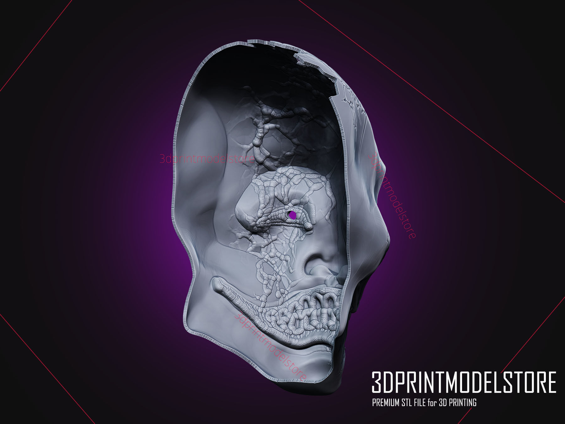 Yaseotoko  Ghostwire Tokyo Mask - Halloween Cosplay Mask 3D print model_7