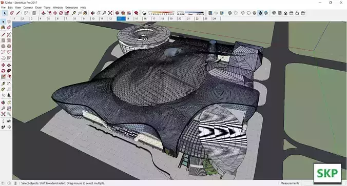 Sketchup Shopping Center F2
