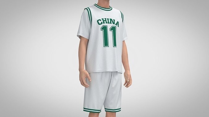 Basketball Outfit - Easy Fit 3D model