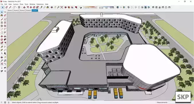 Sketchup Shopping Center F3